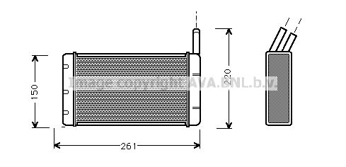 AVA QUALITY COOLING Lämmityslaitteen kenno FD6116